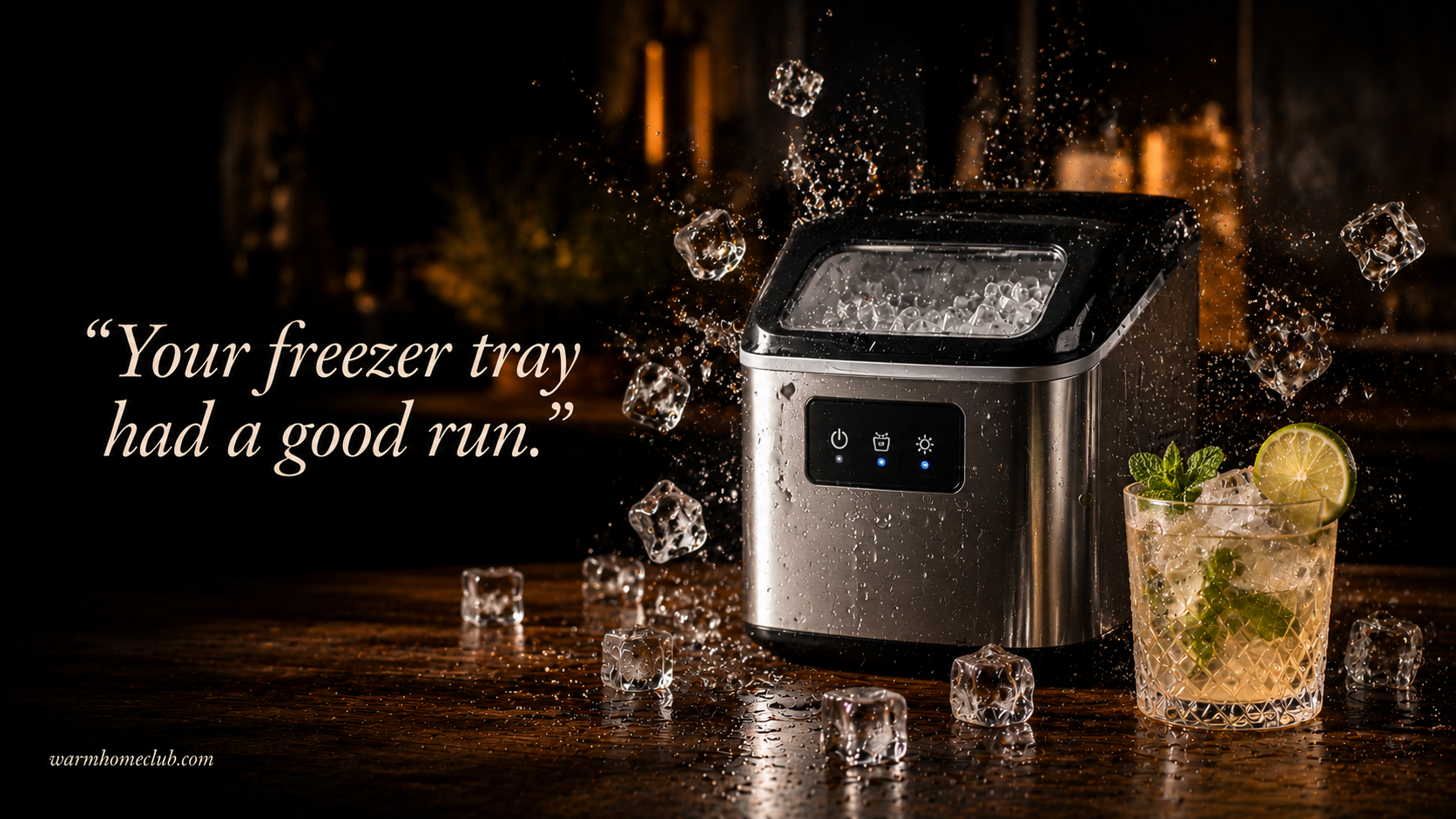 Best Countertop Ice Makers UK 2026: Fast Ice for Iced Coffee, Cocktails and Summer Hosting