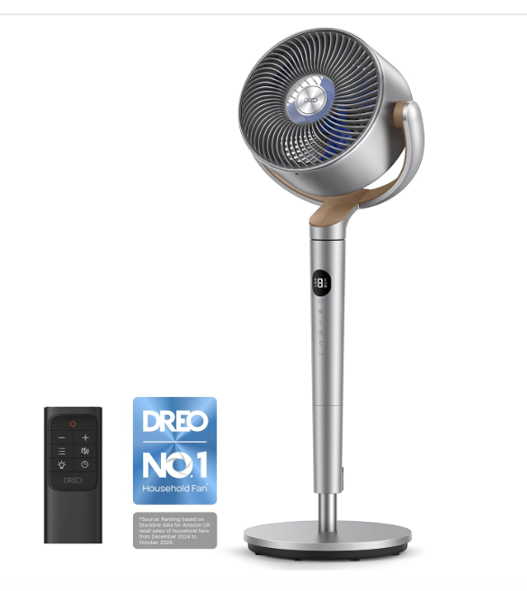 Dreo 20dB Pedestal Fan