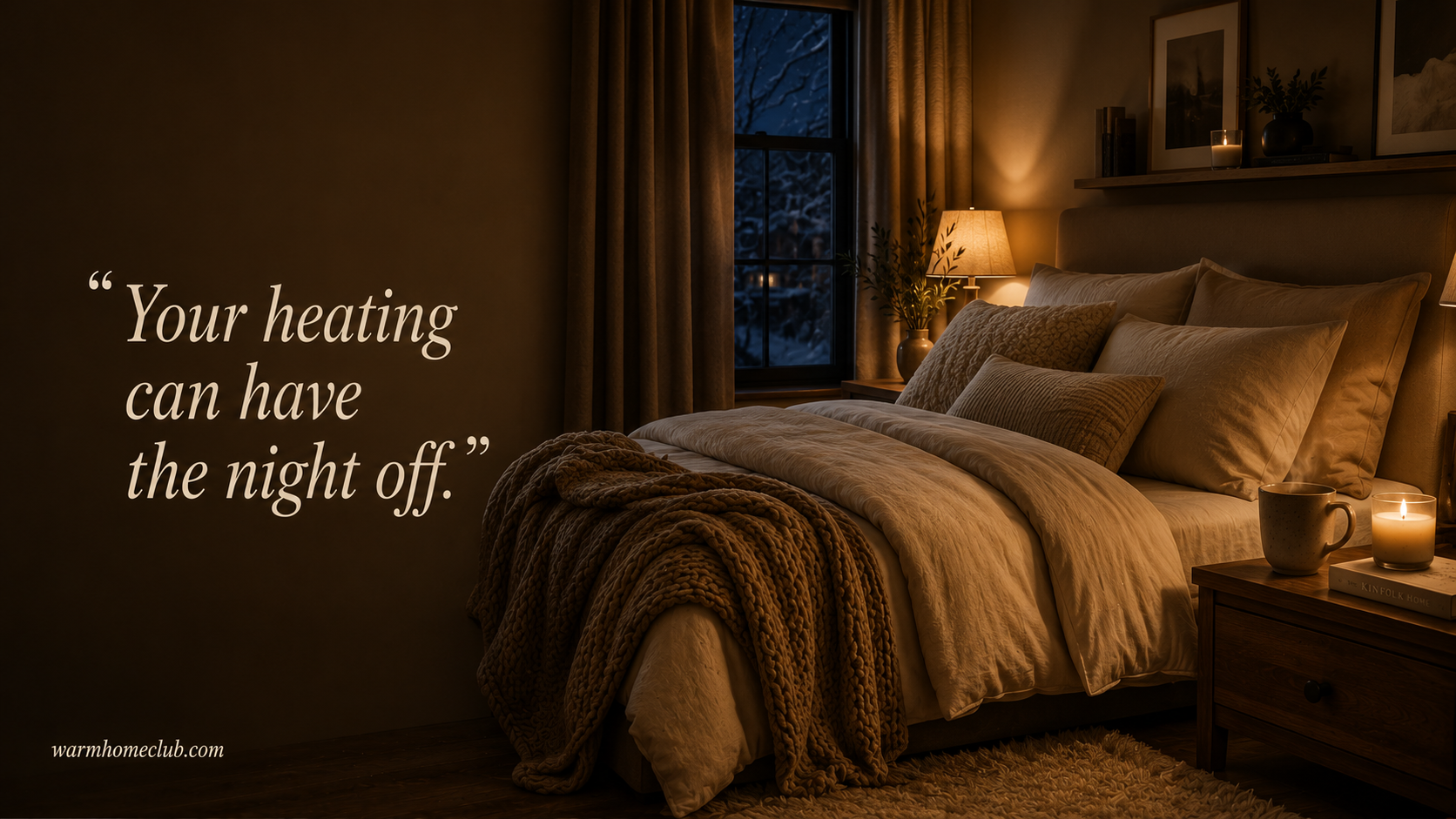 How to Make Your Bedroom Warmer This Winter (Without Turning the Heating Up)